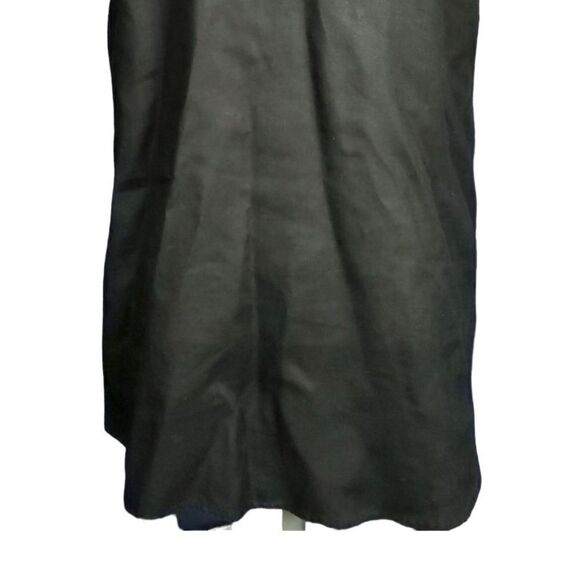 Chico's Top Size Small Black 100% Linen Sleeveless Lagenlook  Neutral Minimalist - Picture 4 of 7